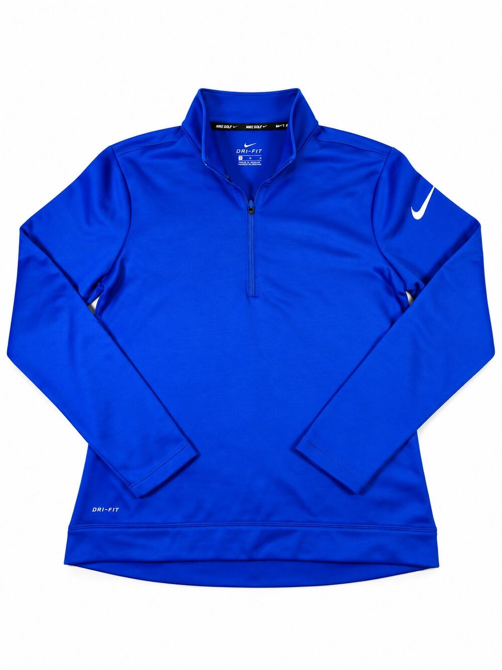 Nike Golf Royal Blue Dri-FIT 1/4 Zip Pullover M Golfcore Athleisure